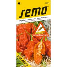 Semená papriky ročnej Bhut Jolokia od SEMO.