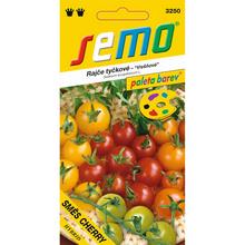 Semená rajčiaka zmes farieb Cherry F1.