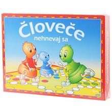 Hra ČLOVEČE NEHNEVAJ SA veľké s farebnými postavičkami.