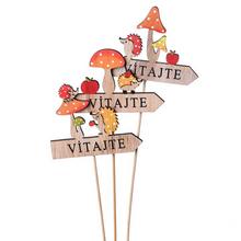 TABUĽKA VITAJTE HRÍB.MIX3 NATUR 8,5x0,5x26 - FLORASYSTEM