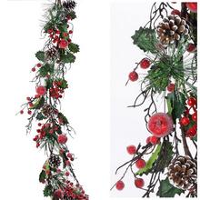 VIAN. GIRLANDA ŠIŠKY+PLODY 130cm - FLORASYSTEM