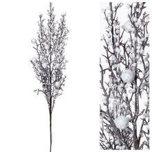 KONÁR OSNEŽENÝ+PLODY BIELE 50CM - FLORASYSTEM