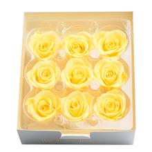 Ruža preparovaná 3,5cm CHAMPAGNE /ks - FLORASYSTEM