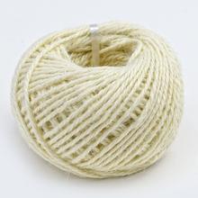 Krémový špagát na aranžovanie, 50 metrov.