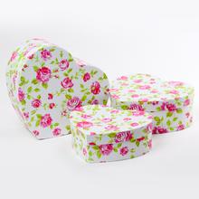 DARČEKOVÁ KRABIČKA SRDCE KVET S/3 L24x21x10cm - FLORASYSTEM