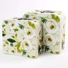 DARČEKOVÁ KRABIČKA KUFRÍK S/2 L25x25x13cm - FLORASYSTEM