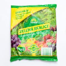 Zelená skalica v balení 1 kg.