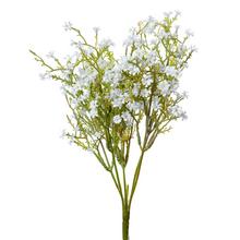 Umelé kvety zápich Gyphsomila 33 cm v bielej a žltej farbe.