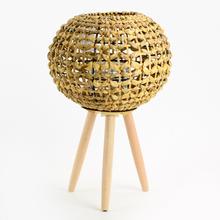 HY9017B LAMPIÓN NATUR NA NOŽKÁCH  31X31XV46CM - FLORASYSTEM