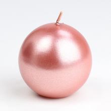 Ružová guľa sviečka 60 metrov