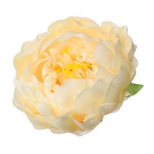 Umelá pivonka lososová s priemerom 10 cm.