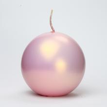 Ružová guľa sviečka 80 metrov