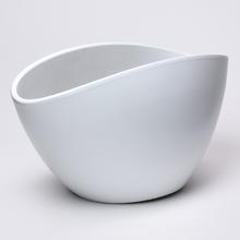 OBAL  OVÁL BIELY MAT.30CM - FLORASYSTEM