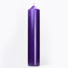 Fialová omšová sviečka 700g