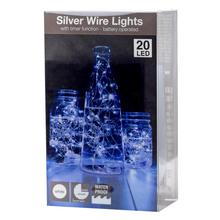 LED SVETIELKA /20/drôt BO waterproof  W,TIMER - FLORASYSTEM