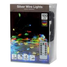 LED SVETIELKA /100/drôt  BO IND/OUT,TIMER, FUNK8, REMOTE/AX9722110 10m - FLORASYSTEM