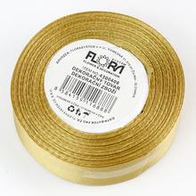Zlatá saténová stuha 20mm/15m.