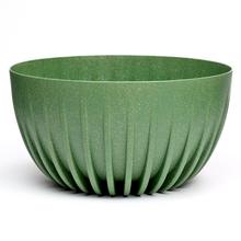 Zelená dizajnová misa MISA MIRA ECO WOOD s rozmerom 30 cm.