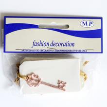 KARTA ZÁVES KARTON S KĽÚČIKOM S/6 CM4,5X8 BIELA - FLORASYSTEM