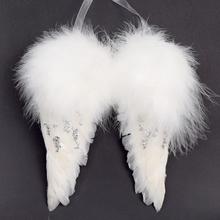 Biele anjelské krídla s perím