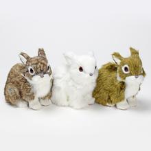 Zajačiky z látky v mixe farieb.