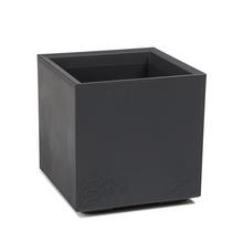 935 OBAL KARO ECO RECYC.BETON ANTRACIT 40x40xV39CM/36L - FLORASYSTEM