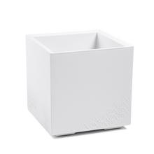 935 OBAL KARO ECO RECYC.BETON BIELY 40x40xV39CM/36L - FLORASYSTEM