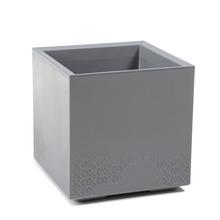 935 OBAL KARO ECO RECYC.BETON SZARY 40x40xV39CM/36L - FLORASYSTEM