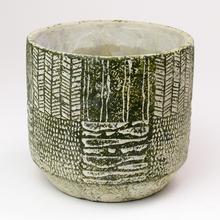 AKCIA OBAL Lynn pot round green 17XV16CM - FLORASYSTEM