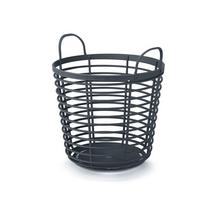 AKCIA IKPIR430 KOŠÍK S UCHOM ZANZI BASCET ANTRACIT 43x43xV46,3CM - FLORASYSTEM