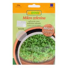 Balenie semien ŽERUCHA siata microgreens.