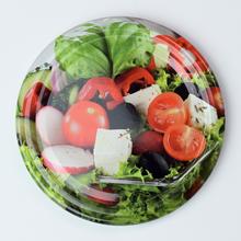 Viečka FI82 s motívom zeleniny.