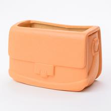 AKCIA! OBAL KER. KABELKA ORANŽ. 15.6*8.5*9.5 - FLORASYSTEM