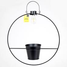 AKCIA! STOJAN NA KVET SOLÁR črepníkom čierna - v62xh50cm - FLORASYSTEM
