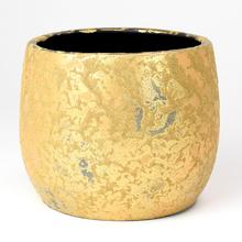 OBAL CLEMENTE OKRÚHLY ZLATÝ 19,5XV15,5CM - FLORASYSTEM