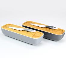 AKCIA! ZÁSOBNÍK NA CHLEBA S ABS NOŽOM 40x12x8cm - FLORASYSTEM