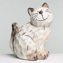 MAČKA SEDIACA 13x9x15CM - FLORASYSTEM