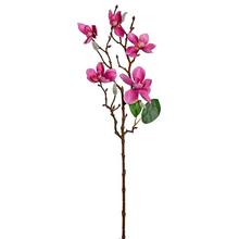 Umelý konár magnólie v tmavo ružovej farbe, 66 cm.