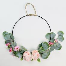 VENIEC PIVÓNIA+LIST RUŽ.35,5CM - FLORASYSTEM