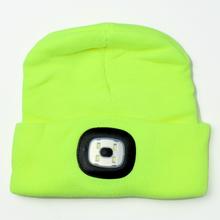 Žltá čiapka Albacore s 4xSMD LED svetlami.