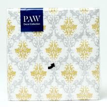 SDL096808 SERVÍTKY ROYAL ORNAMENT SILVER 3vrs/33x33cm 20ks - FLORASYSTEM