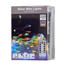 LED SVETIELKA /200/drôt  BO MULTI,IND,TIMER, REMOTE 20m - FLORASYSTEM