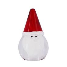 AKCIA! SANTA Dekorácia glass červená - v9xh6cm - FLORASYSTEM