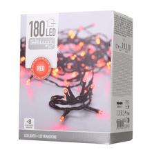Červené LED svetielka s 180 diódami, dĺžka 13,5 m.