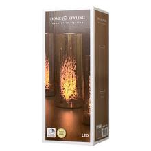 VALEC SKLENÝ LED 19CM ZLATÝ - FLORASYSTEM