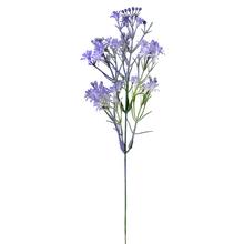 Fialový zápich kvetov s dĺžkou 25 cm, zväzok 6 ks.