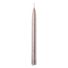 Kónická sviečka ŠPIC METAL 25 AC15 v odtieni champagne.