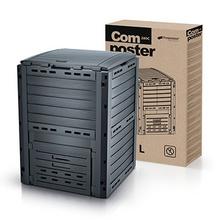 Kompostér Composter 280L v šedej farbe.