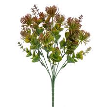 Umelá kvetina zápich malá protea hnedá 30 cm.