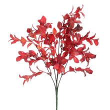 Umelé kvety - zápich mini lístky červené, 35 cm.